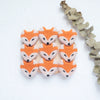 100% Wool needle felt Fox forest animal 3.5 cm 1 pcs - Luxy Kraft