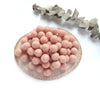 1 cm 100 pcs Pink Peach Felt Pom Poms Felt Balls for making garland, Felt flowers - Luxy Kraft