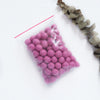1 cm 100 pcs Pink Felt Pom Poms Felt Balls for making garland, Felt flowers - Luxy Kraft