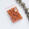 1 cm 100 pcs Orange Felt Pom Poms Felt Balls for making garland, Felt flowers - Luxy Kraft