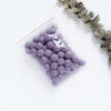 1 cm 100 pcs Lilac Felt Pom Poms Felt Balls for making garland, Felt flowers - Luxy Kraft