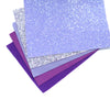 LILAC SYNTHETIC LEATHER FAUX LEATHER FABRIC AND FELT 20X30 CM 5 PCS SET - Luxy Kraft