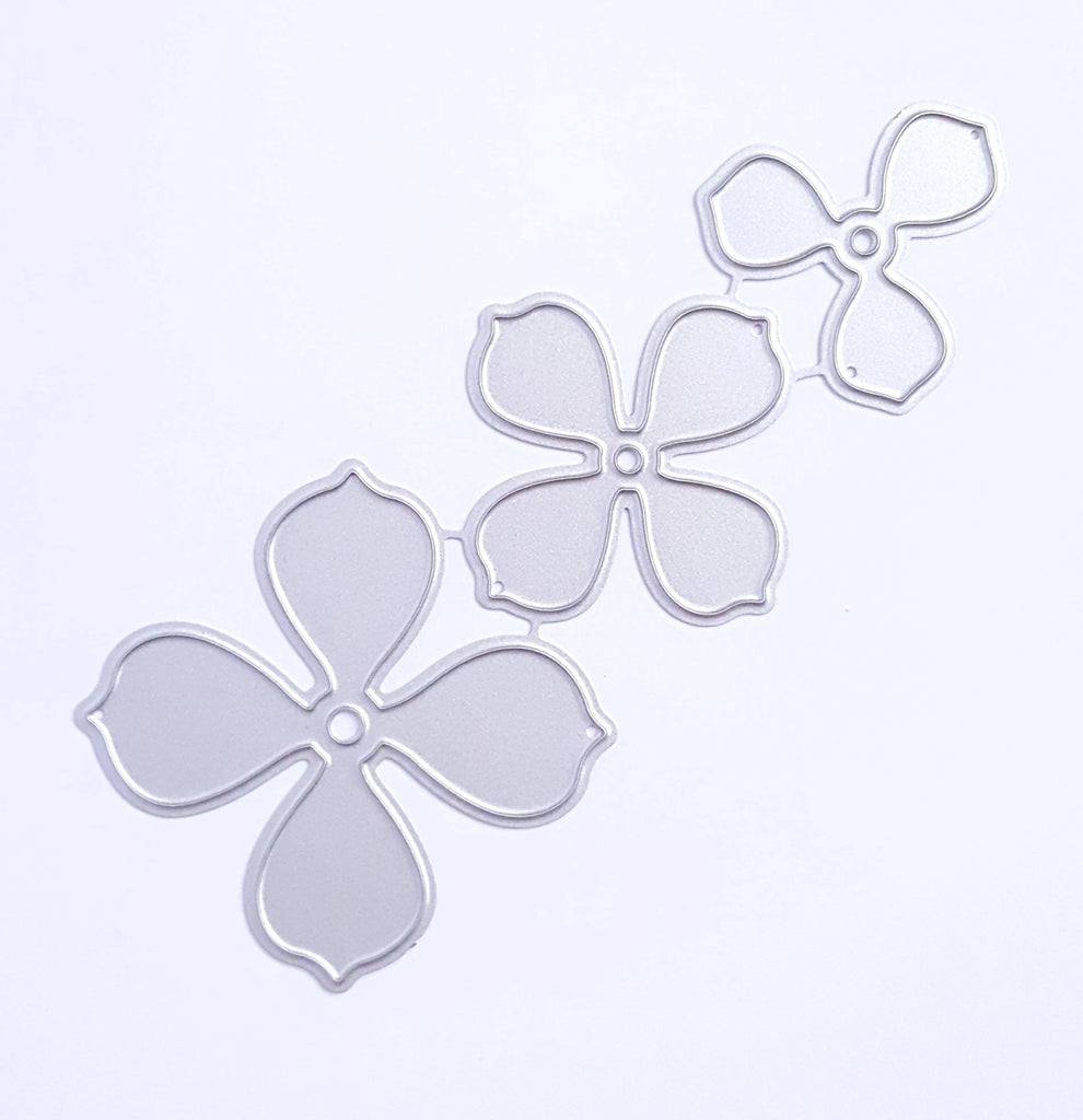 FLOWER SUCCULENT CUTTING DIES 3 PCS SET - Luxy Kraft