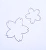 Cherry petals flower cutting dies 2 psc set 4.3x4.6 cm, 5.7x6.0 cm - Luxy Kraft