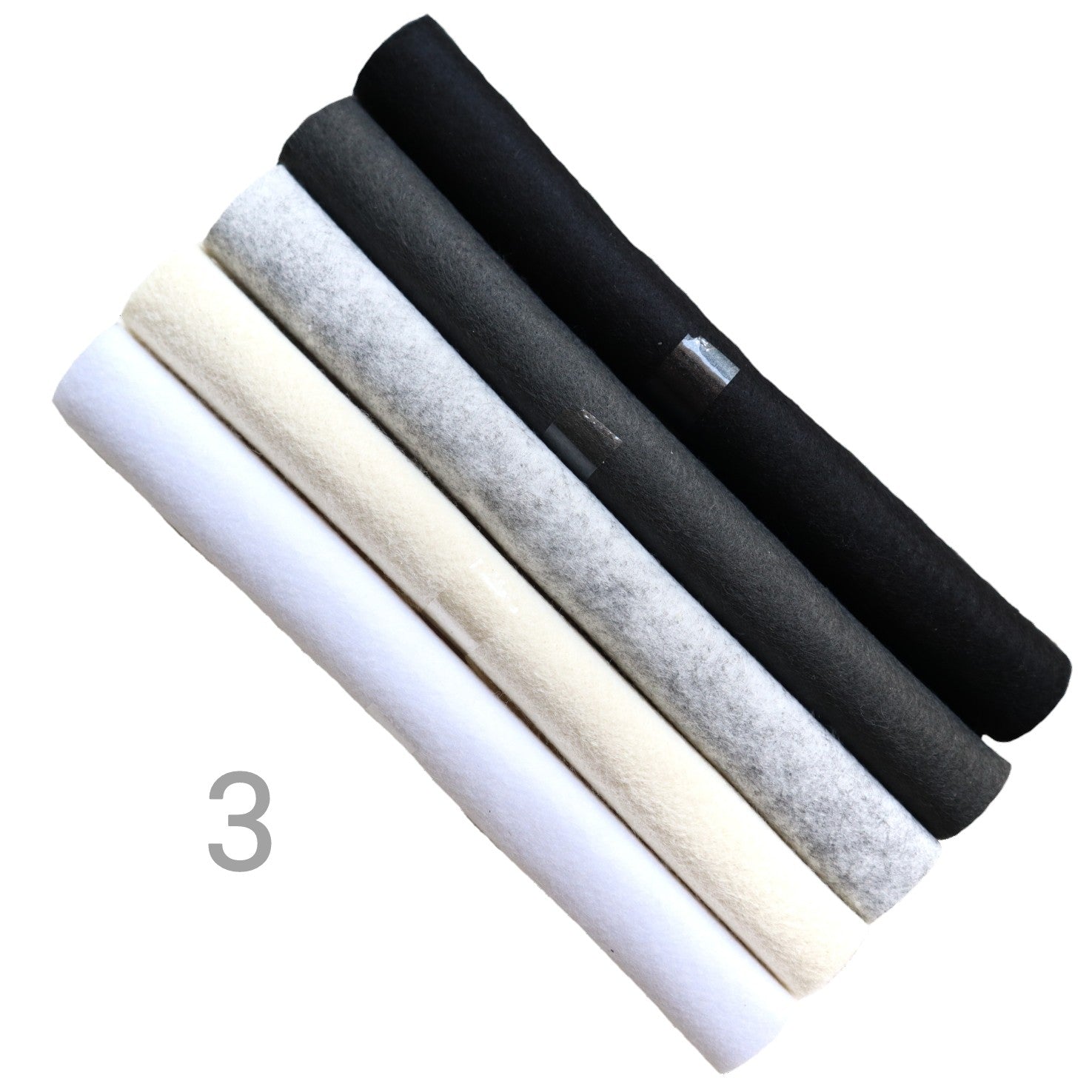 SOFT FELT 1.5 MM 5 PCS SET 18X18 CM - Luxy Kraft
