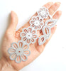 FLOWER CUTTING DIES 6 PCS SET 13.5x5.5 CM - Luxy Kraft
