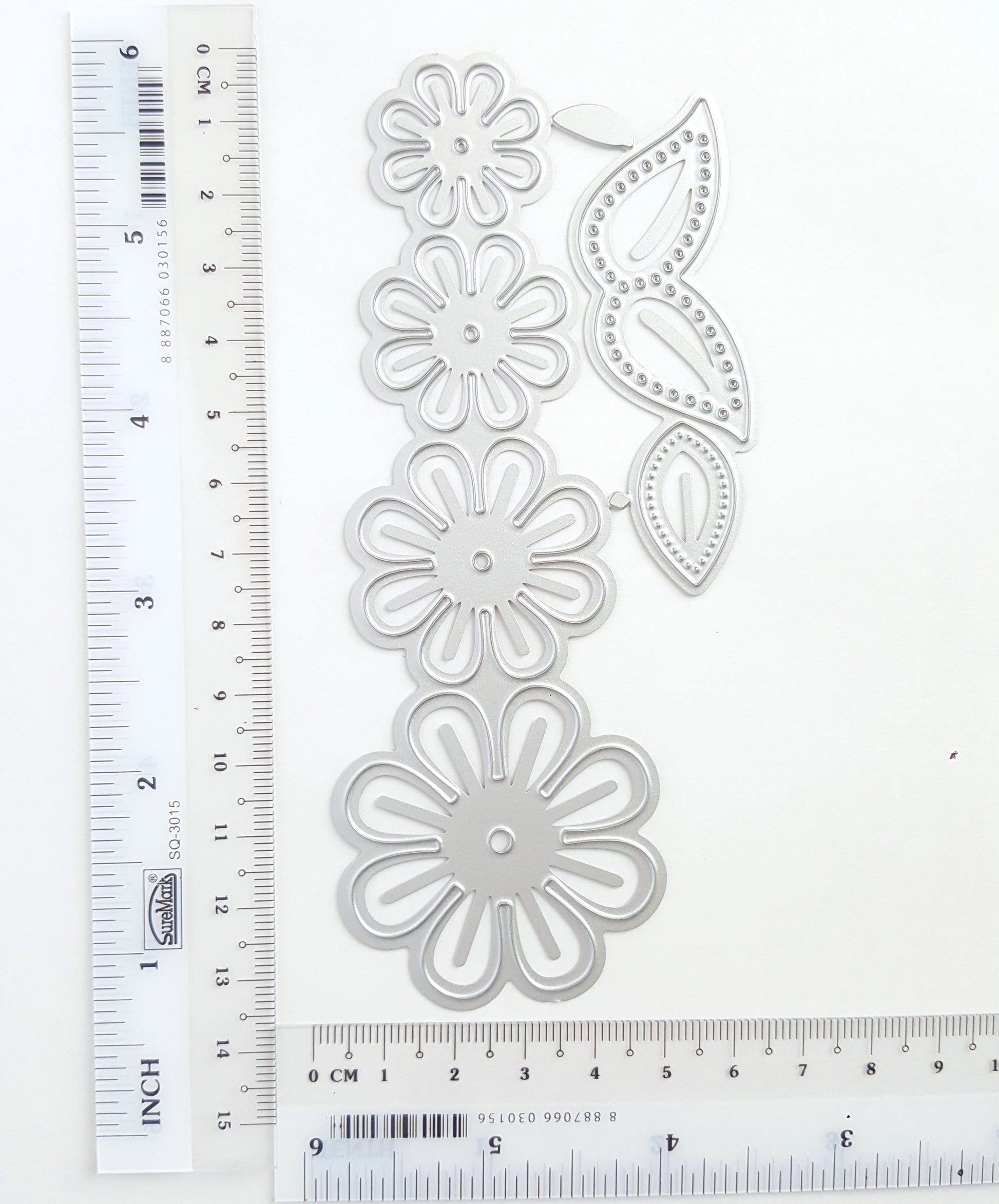 FLOWER CUTTING DIES 6 PCS SET 13.5x5.5 CM - Luxy Kraft