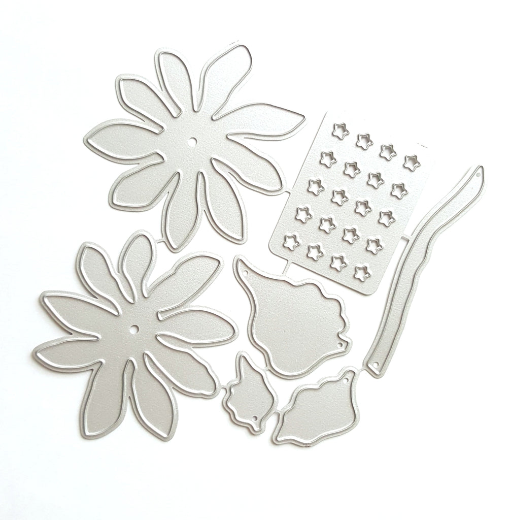 SUNFLOWER CUTTING DIES 7 PCS SET - Luxy Kraft