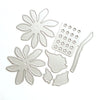 SUNFLOWER CUTTING DIES 7 PCS SET - Luxy Kraft