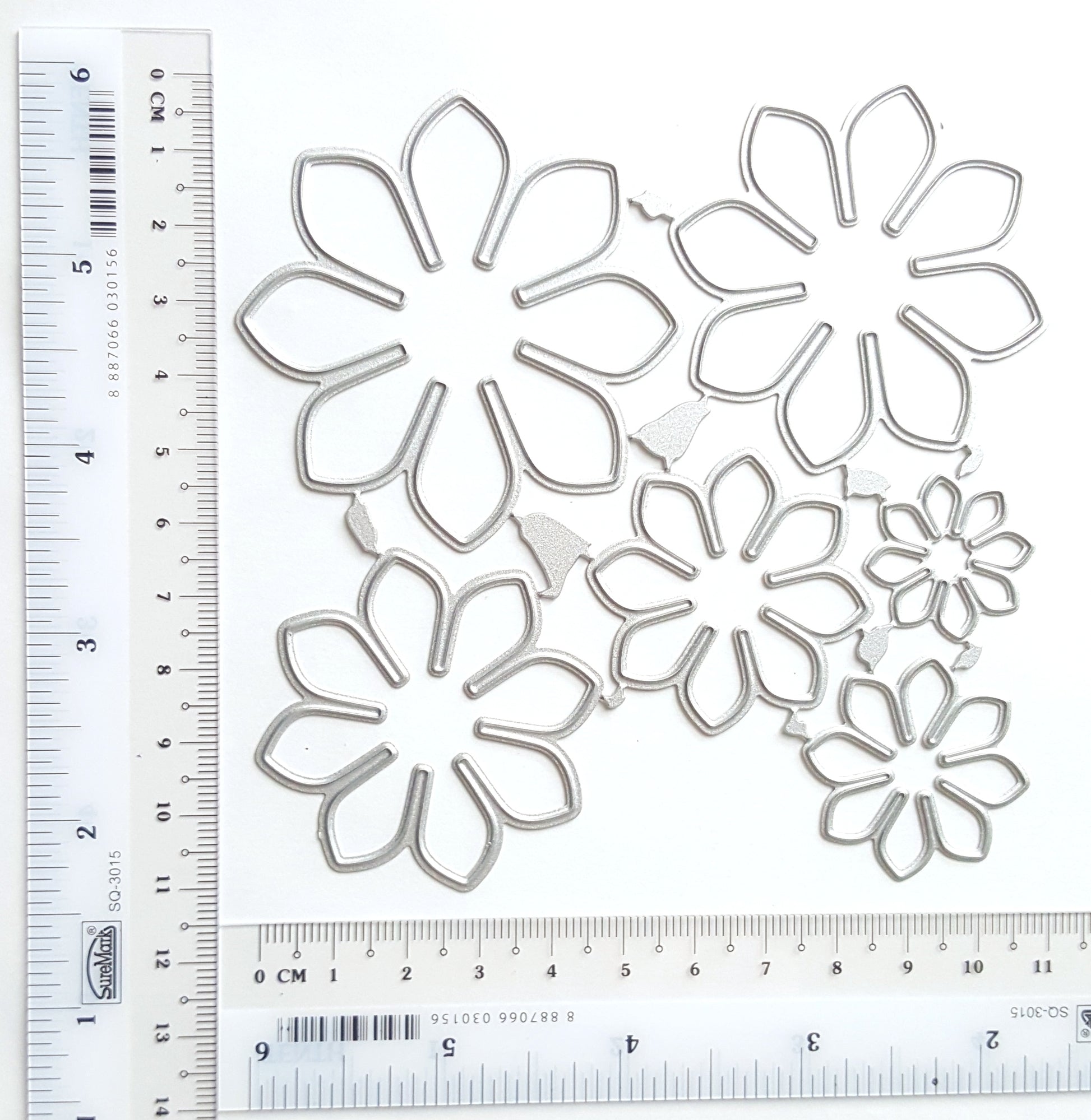 SUCCULENT, GERBERA, DAHLIA, DAISY FLOWER CUTTING DIES 6 PCS SET - Luxy Kraft