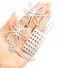 BLACK-EYED SUSAN THUNBERGIA FLOWER CUTTING DIES 6 PCS SET 12x8.5 CM - Luxy Kraft