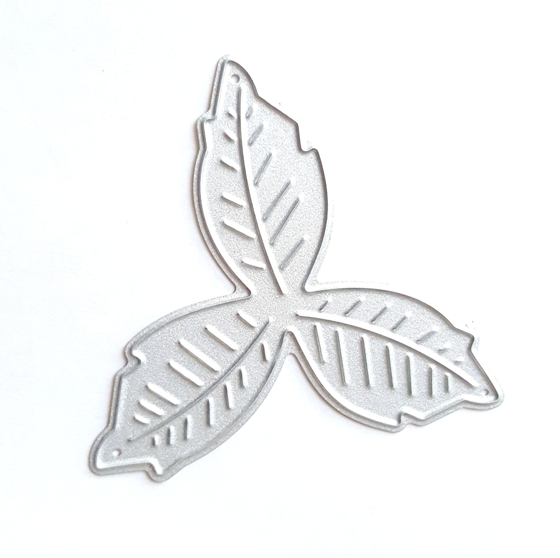 CHRISTMAS FLOWER LEAF CUTTING DIE 5.5x5 CM - Luxy Kraft