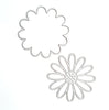 DAISY FLOWER CUTTING DIES 2 PCS SET 4 cm, 5 cm, 6.5 cm - Luxy Kraft