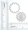 DAISY FLOWER CUTTING DIES 2 PCS SET 4 cm, 5 cm, 6.5 cm - Luxy Kraft