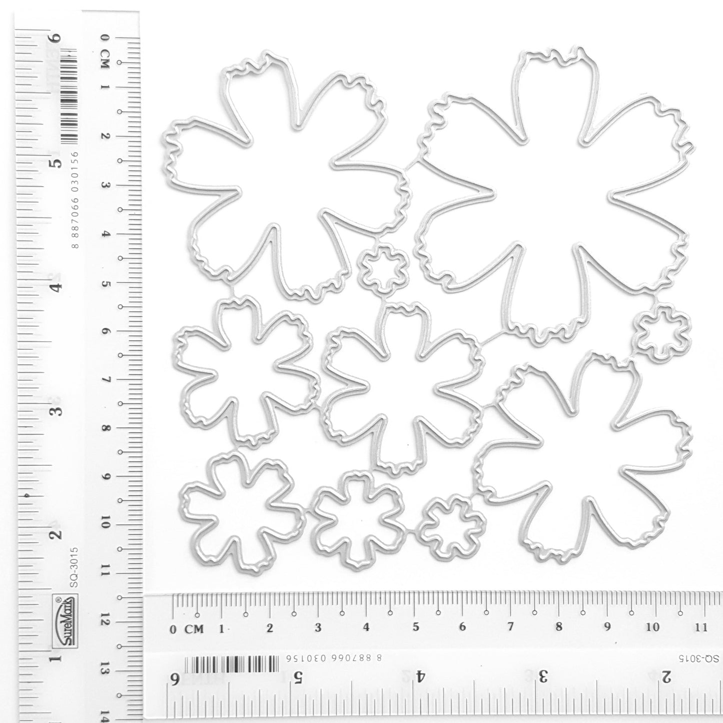 Flower cutting dies set 10 pcs - Luxy Kraft