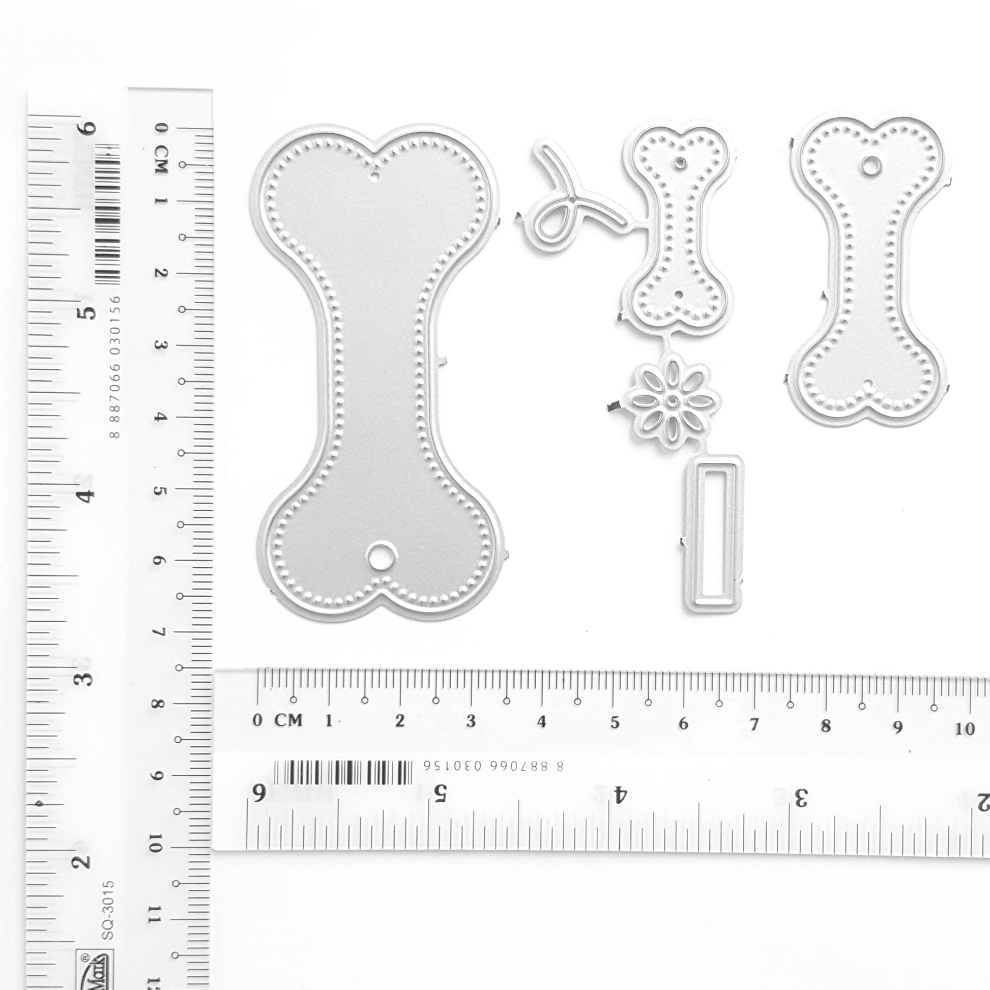 TAGS BONES CUTTING DIES SET 6 PCS - Luxy Kraft