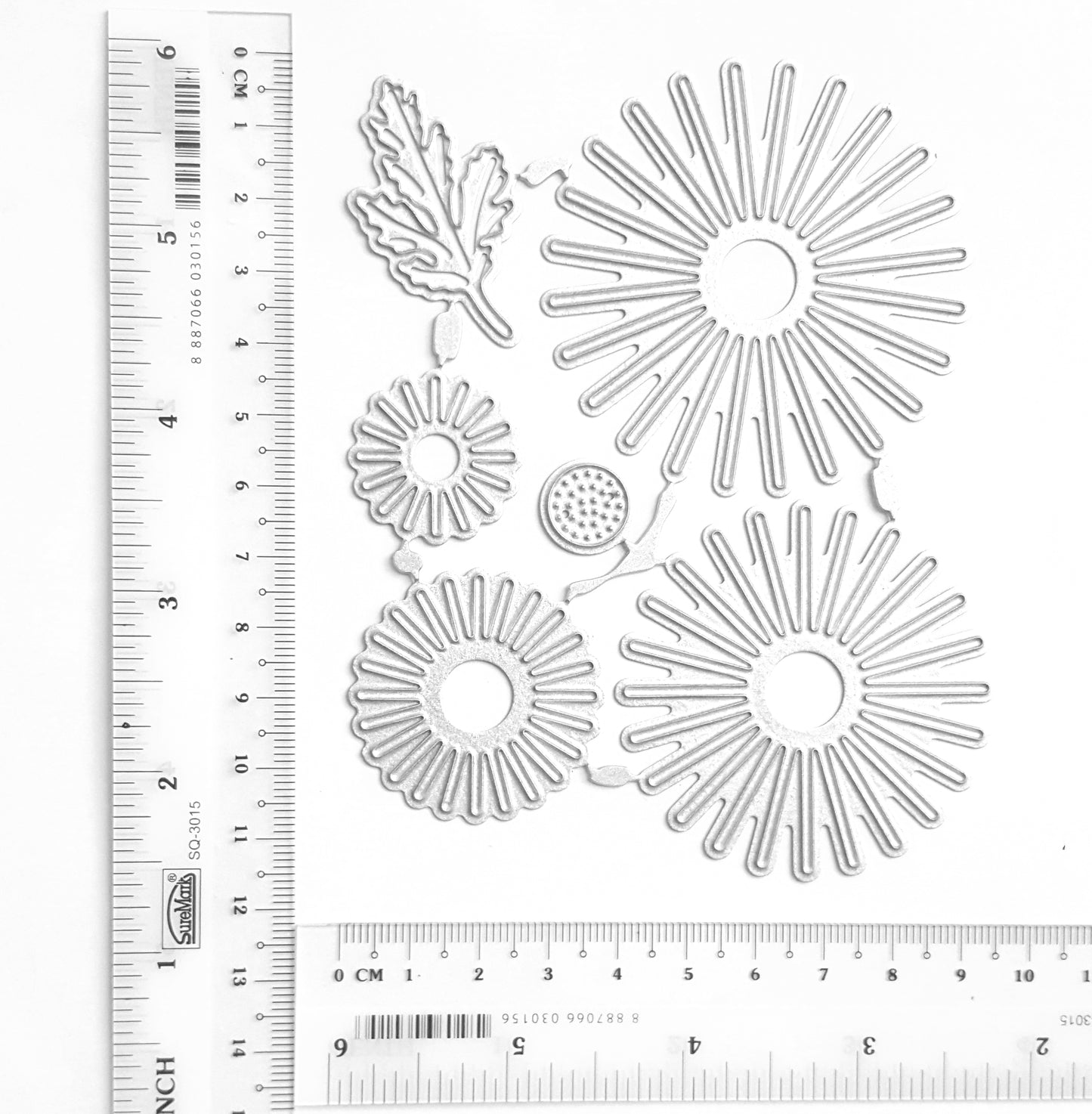 Flower leaf cutting dies 6 pcs set - Luxy Kraft