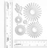 Flower leaf cutting dies 6 pcs set - Luxy Kraft