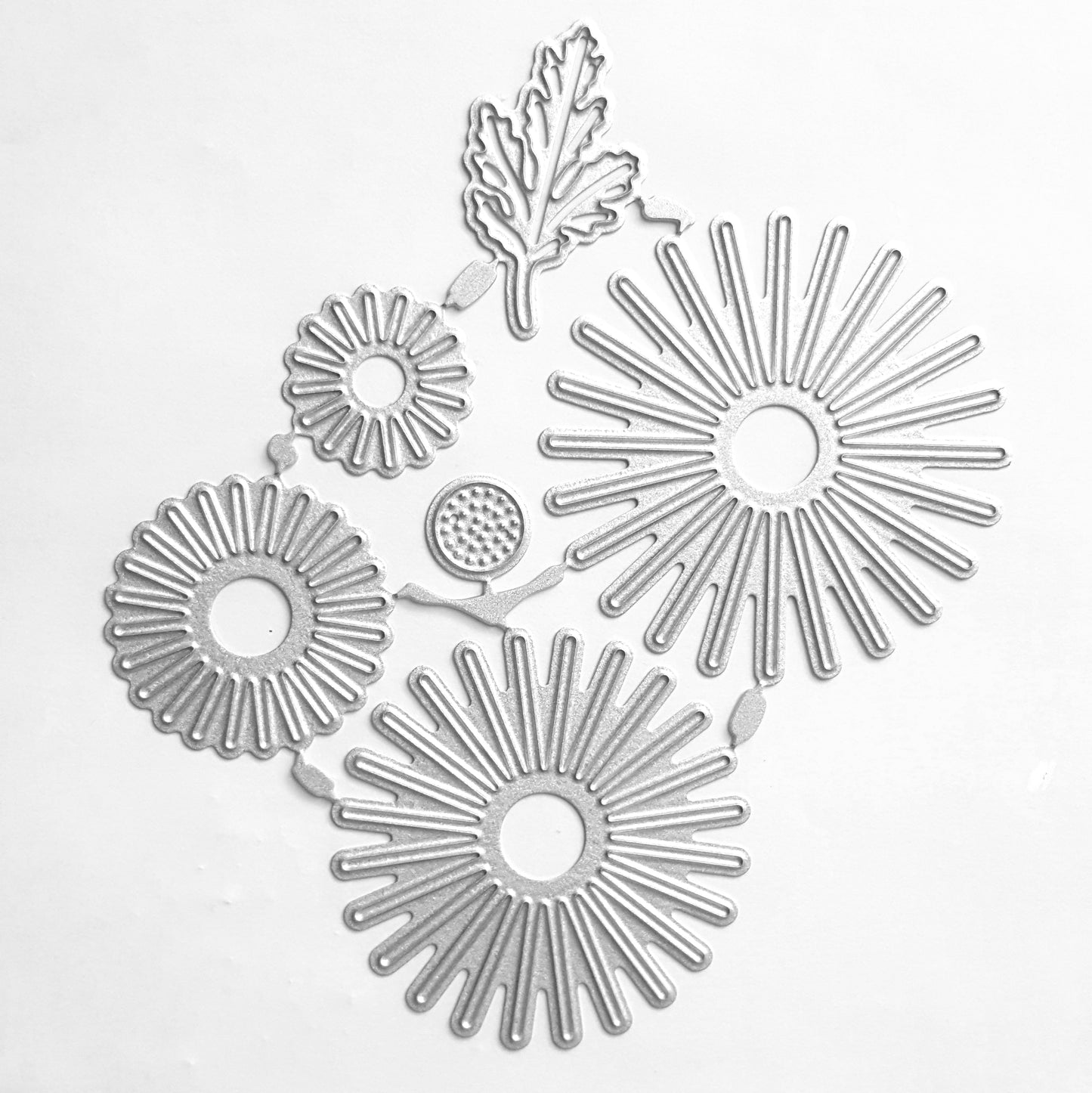 Flower leaf cutting dies 6 pcs set - Luxy Kraft