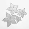 Flower Leaf cutting dies 4 pcs set - Luxy Kraft