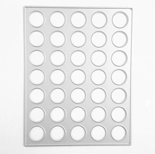 Circle Metal Cutting Dies 35 pcs 10.1x13 CM, D-1 CM - Luxy Kraft