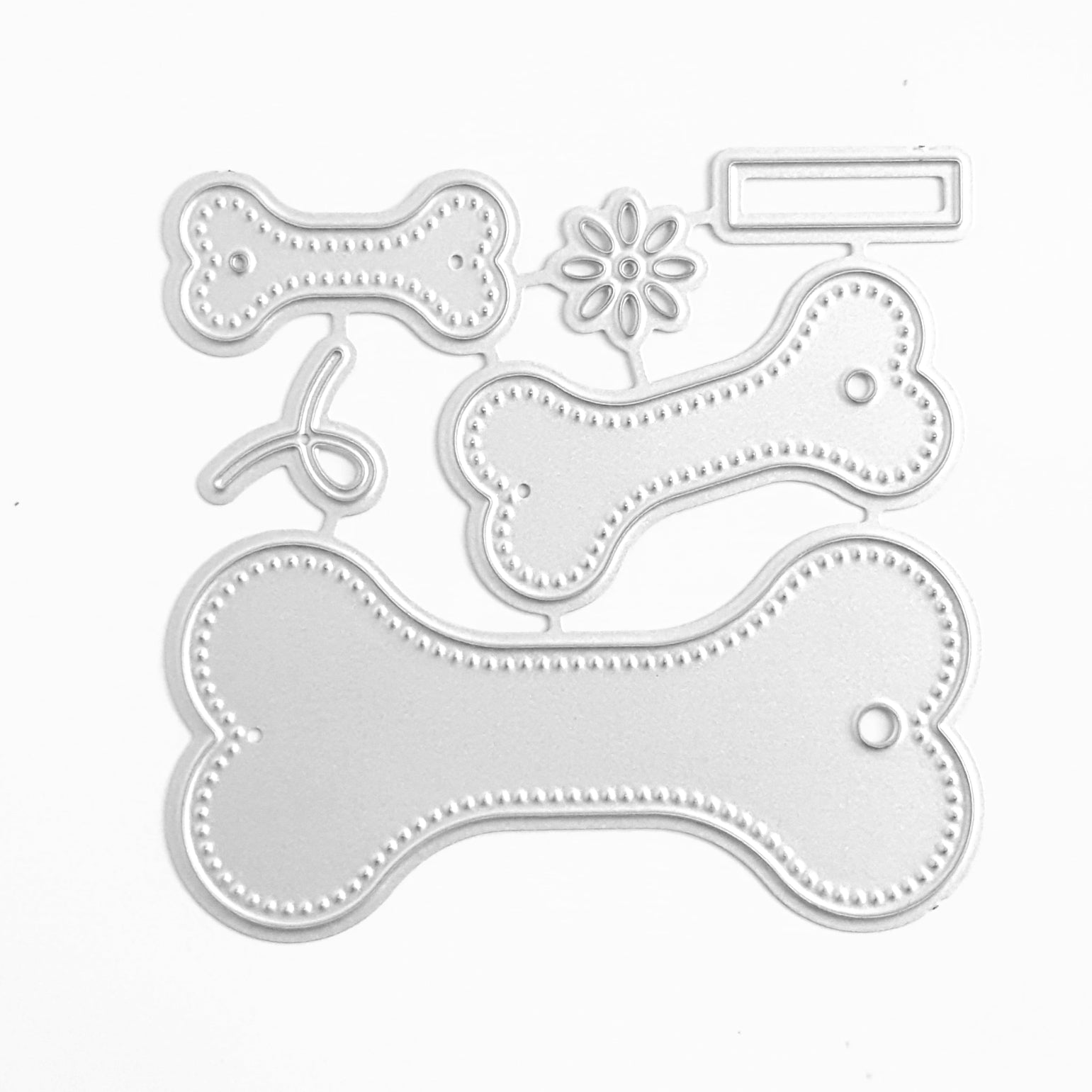 TAGS BONES CUTTING DIES SET 6 PCS - Luxy Kraft