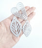 3D FLOWER CUTTING DIES 3 PCS SET 10X6 CM - Luxy Kraft