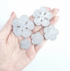 FLOWER CUTTING DIES 5 PCS SET 7.6x8.6 CM - Luxy Kraft