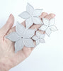 Flower Leaf cutting dies 4 pcs set - Luxy Kraft