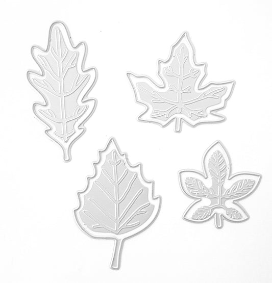 Leaves cutting embossing dies 8 pcs set - Luxy Kraft