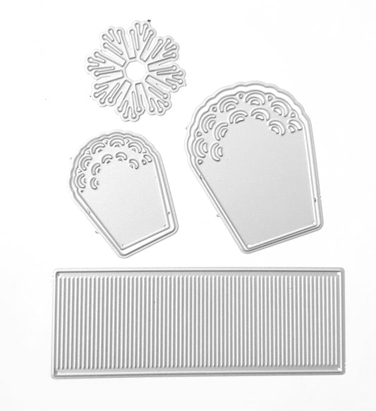 FLOWERS STAMEN CUTTING DIES SET 6 PCS - Luxy Kraft