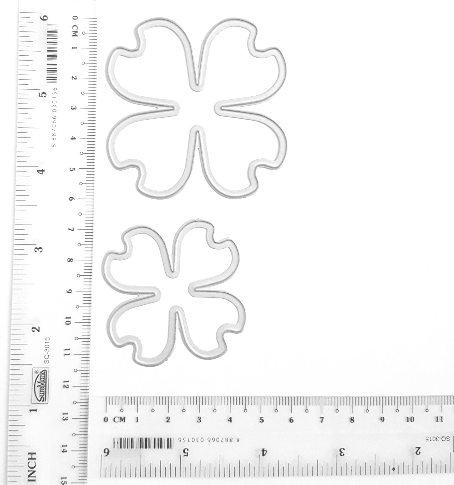 Blossom Flower metal cutting dies 2 pcs set 4.4 cm, 5.9 cm - Luxy Kraft