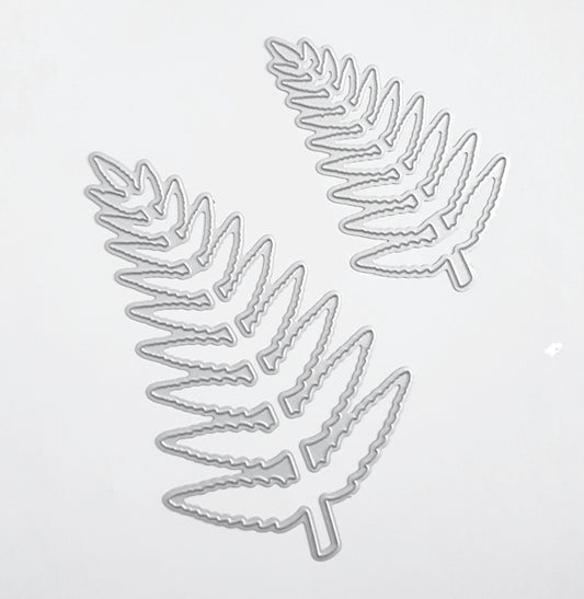 Tree leaf cutting dies 10.3x6.2cm, 7.4x4.5 cm - Luxy Kraft
