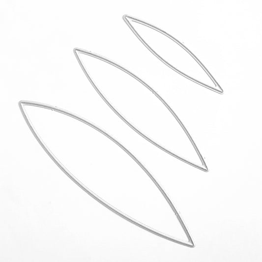 Leaf metal cutting dies 3 pcs set - Luxy Kraft