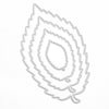 ROSE LEAVES CUTTING DIES 4 PCS SET - Luxy Kraft