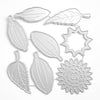 SUN FLOWER CUTTING DIES 8 PCS SET - Luxy Kraft