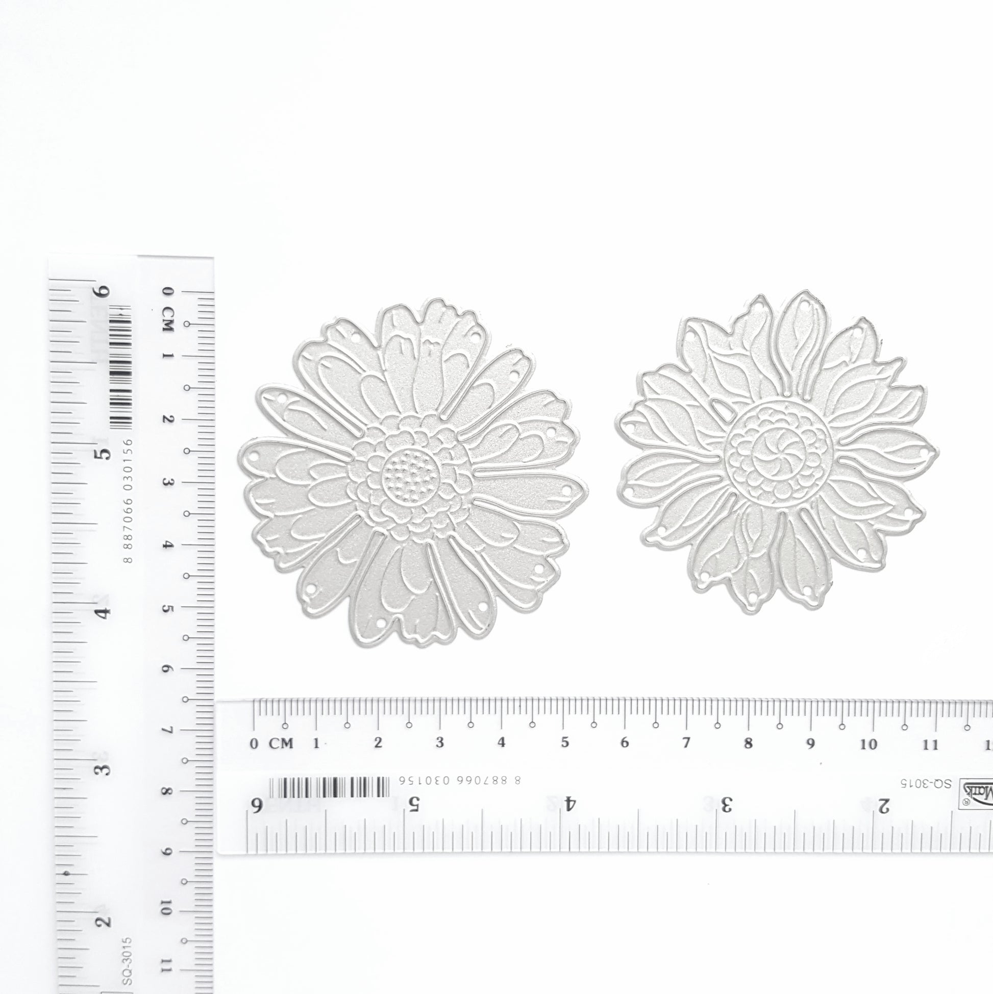 FLOWER CUTTING DIES 2 PCS SET - Luxy Kraft