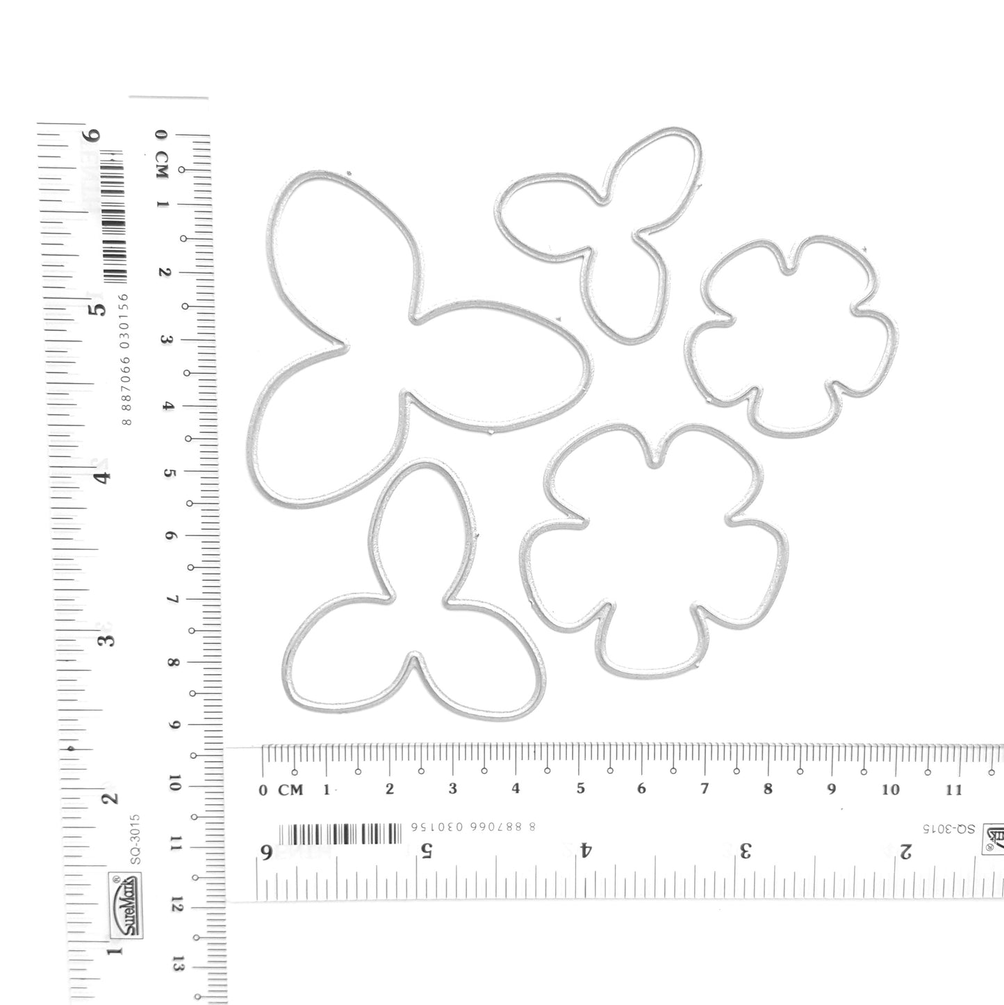 FLOWER CUTTING DIES 5 PCS SET - Luxy Kraft