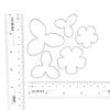 FLOWER CUTTING DIES 5 PCS SET - Luxy Kraft
