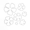 FLOWER CUTTING DIES 7 PCS SET - Luxy Kraft