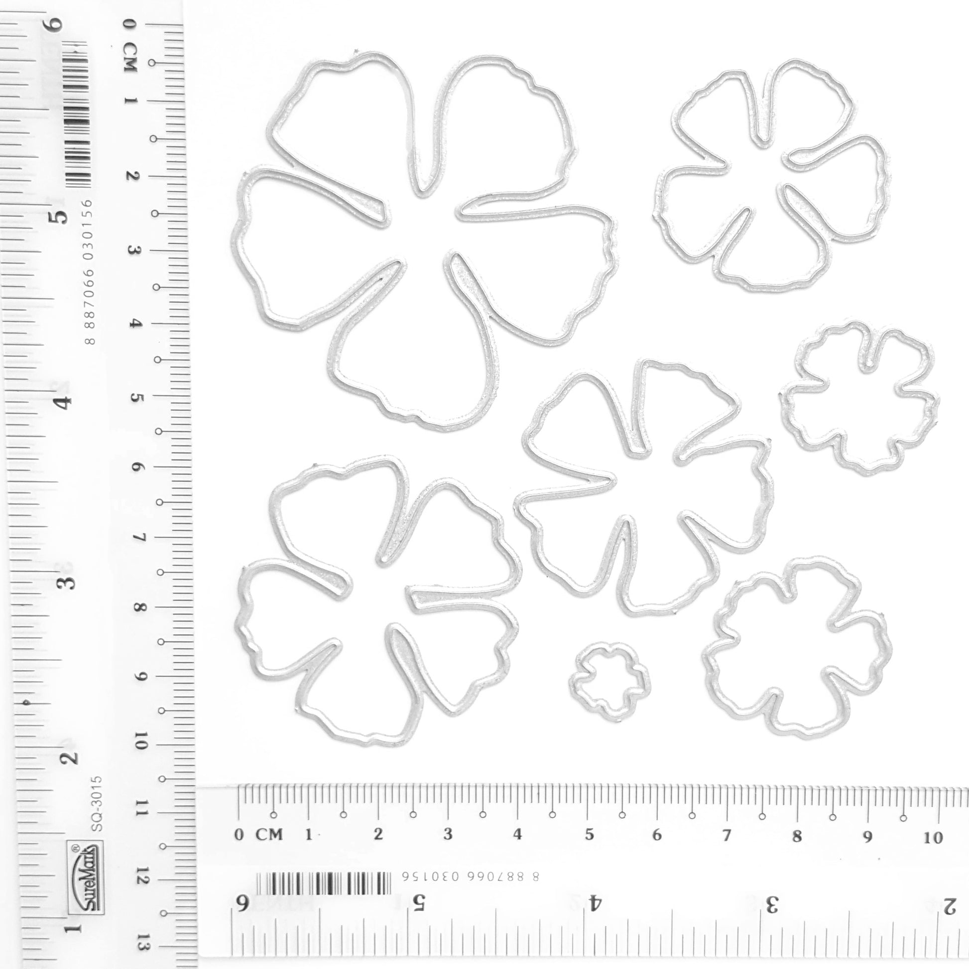 FLOWER CUTTING DIES 7 PCS SET - Luxy Kraft