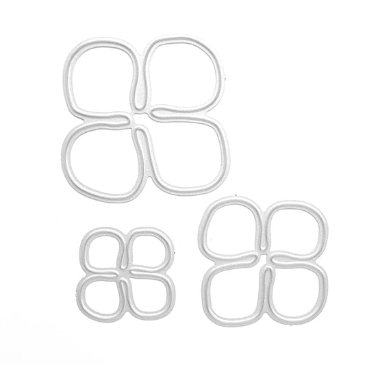 HYDRANGEA FLOWER CUTTING DIES 3 PCS SET - Luxy Kraft