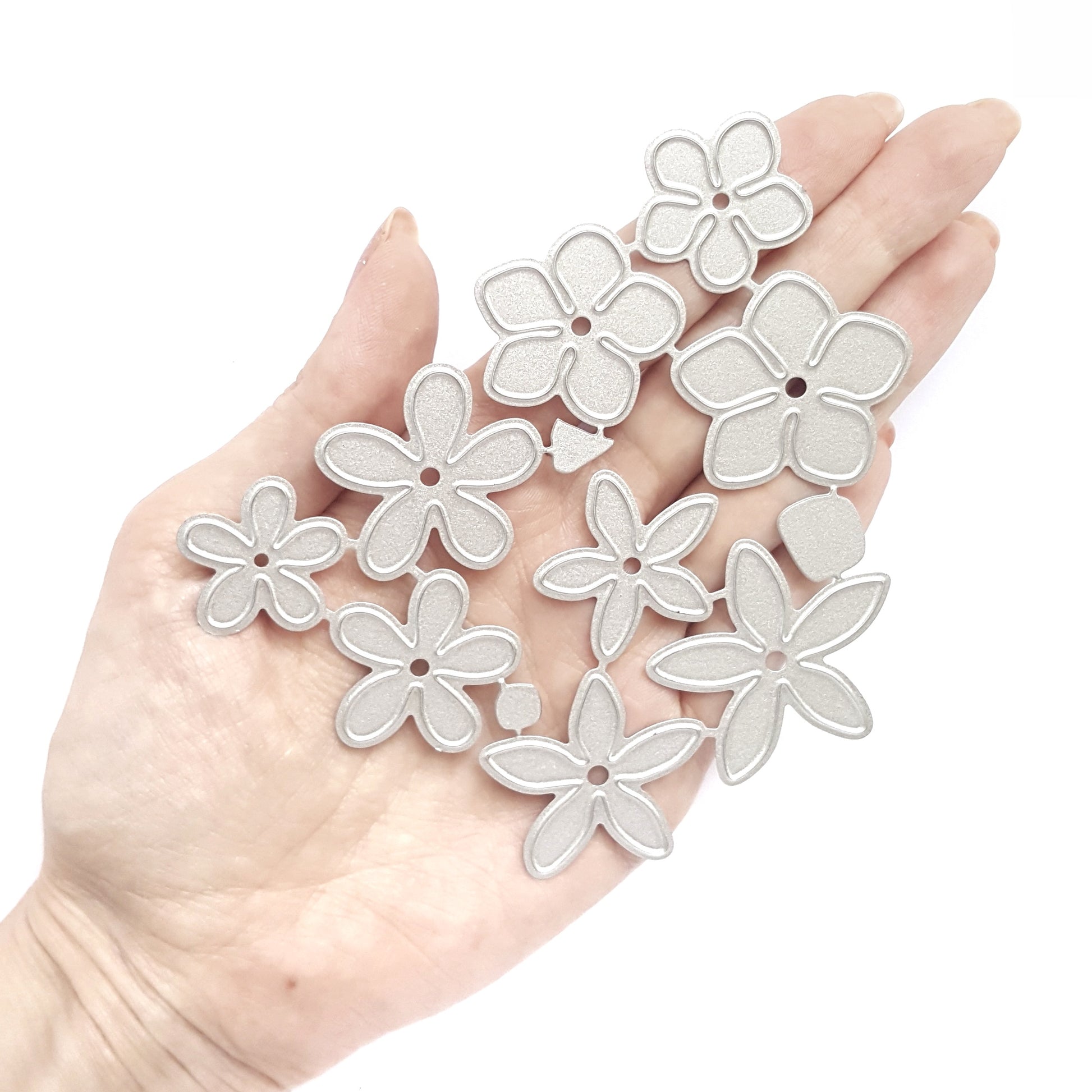 FLOWERS CUTTING DIES 3 SETS 9 PCS - Luxy Kraft
