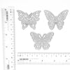 BUTTERFLY CUTTING DIES 3 PCS SET - Luxy Kraft