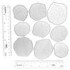 Flower petal cutting dies 9 pcs set - Luxy Kraft
