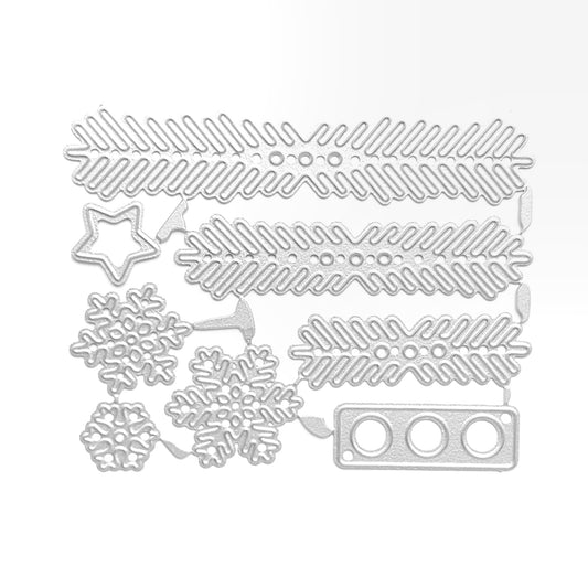 Christmas tree leaves cutting dies set - Luxy Kraft