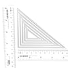 TRIANGLE SHAPE CUTTING DIES 5 PCS SET - Luxy Kraft