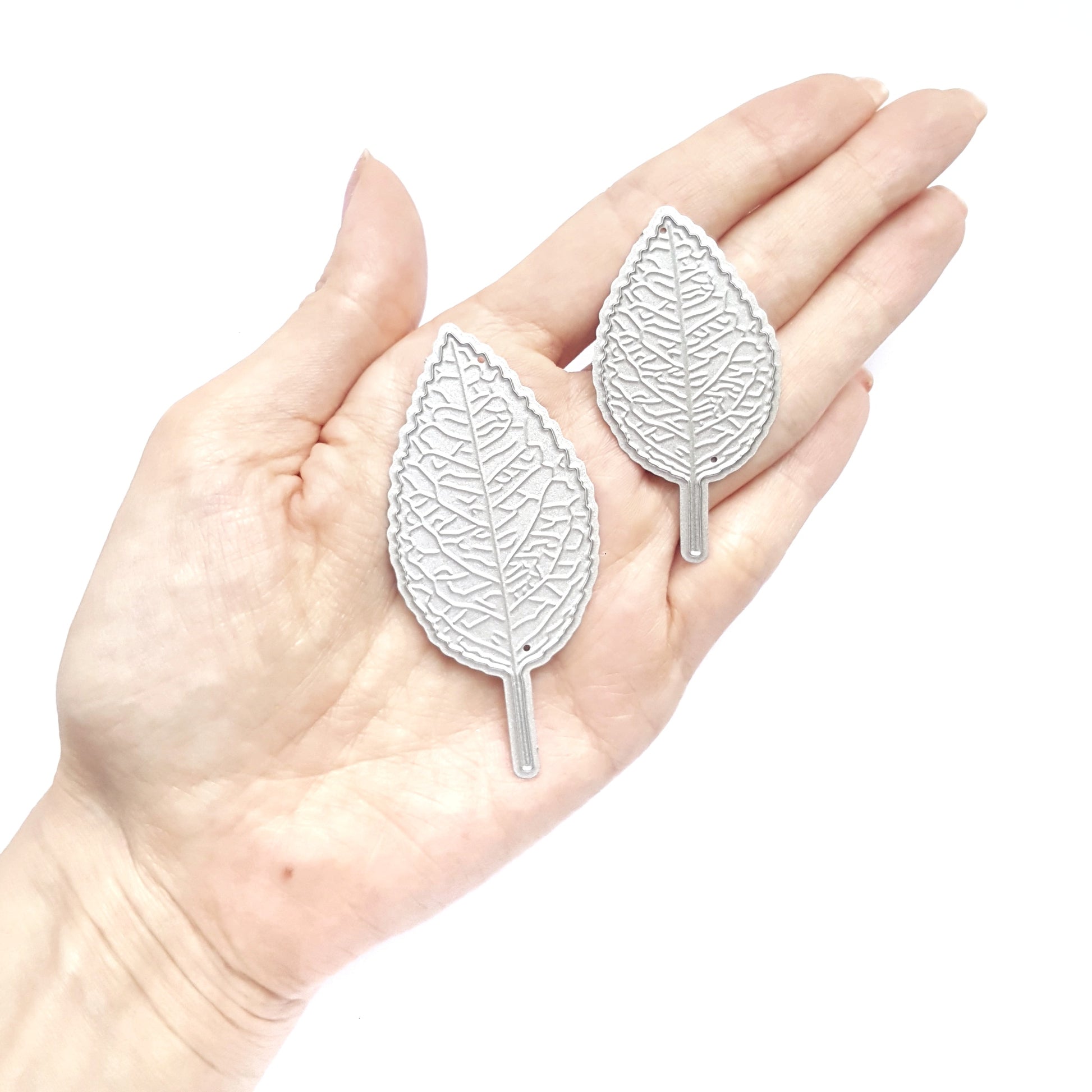 ROSE LEAVES CUTTING DIES 2 PCS SET - Luxy Kraft