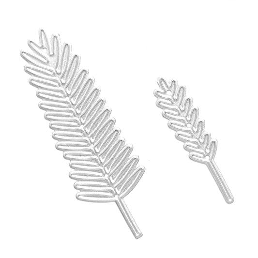 LEAF CUTTING DIES 2 PCS SET - Luxy Kraft