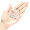 HEART CUTTING DIES 6 PCS SET 1-6 CM - Luxy Kraft